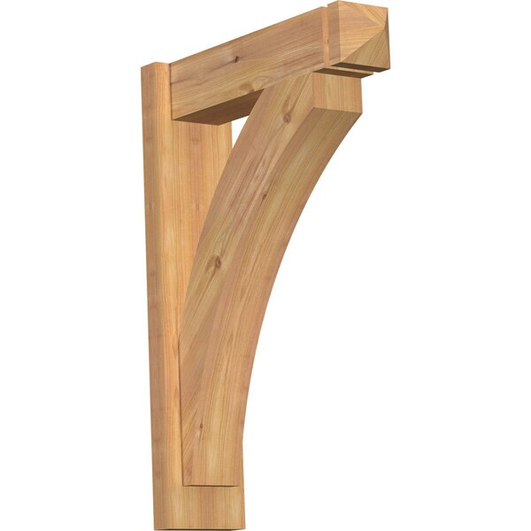 Ekena Millwork Thorton Smooth Arts and Crafts Outlooker, Western Red Cedar, 5 1/2"W x 20"D x 28"H OUT06X20X28THR03SWR - main